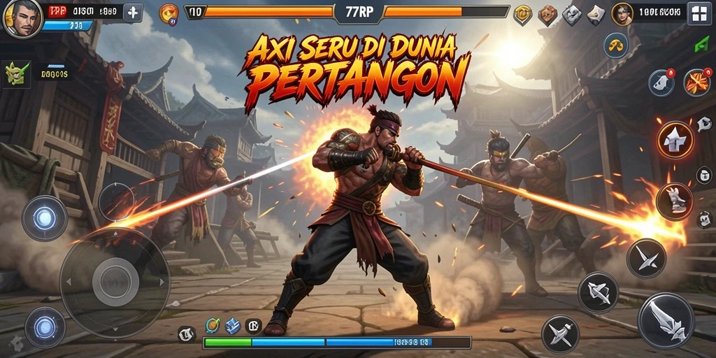 Pendekatan menegangkan dalam gameplay aksi 77RP.