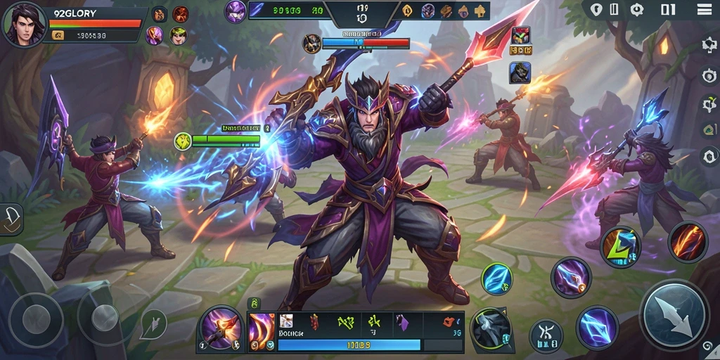 Gameplay mendebarkan dan penuh strategi di 92GLORY.