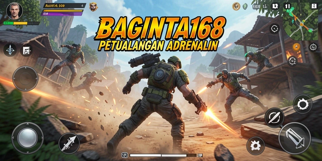 Tampilan gameplay seru dan mendebarkan dari BAGINTA168.