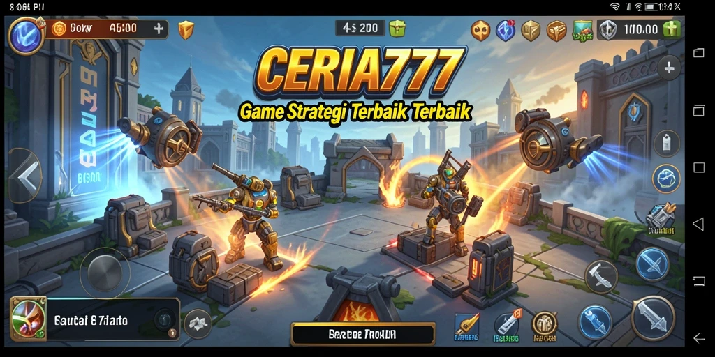 Screenshot dari CERIA777 menampilkan aksi pertempuran strategis yang mendebarkan.