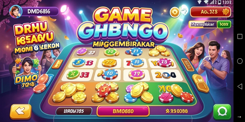 Tampilan gameplay DMD686 yang menarik dan penuh aksi Bingo.