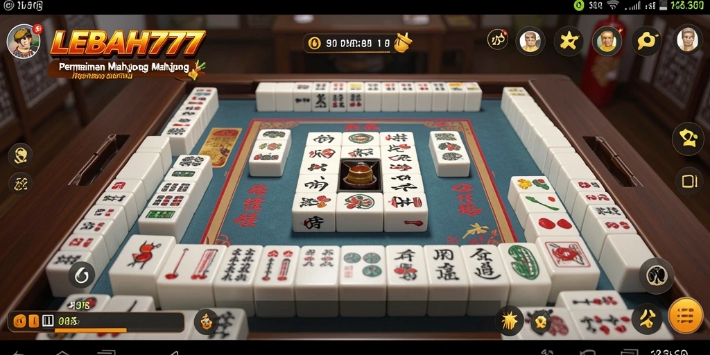 Screenshot gameplay LEBAH777 menampilkan momen menyenangkan permainan Mahjong.
