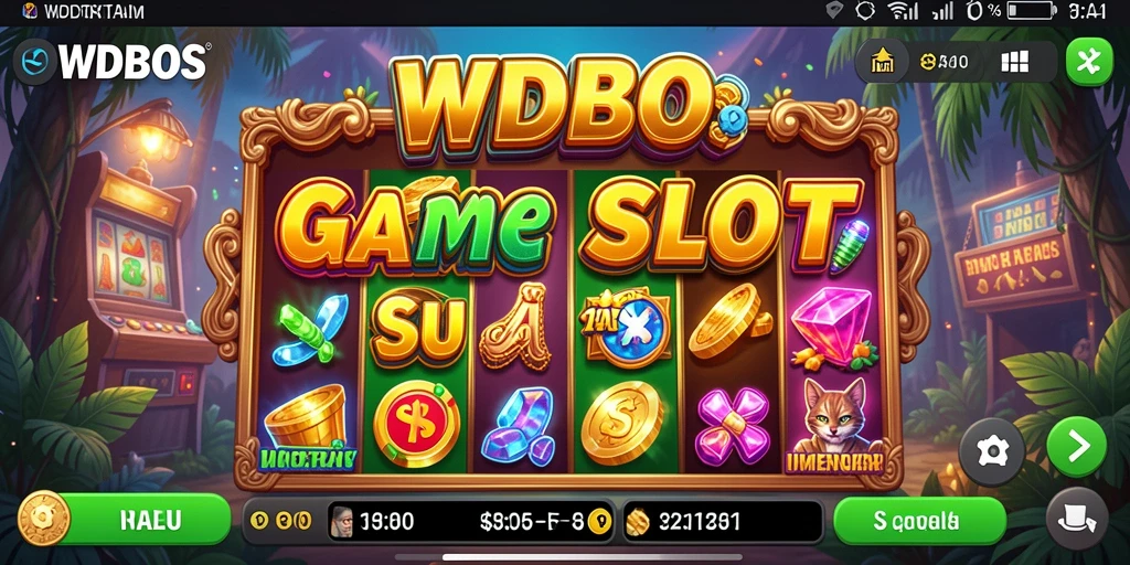 Tampilan menarik dari gameplay WDBOS slot yang mendebarkan.