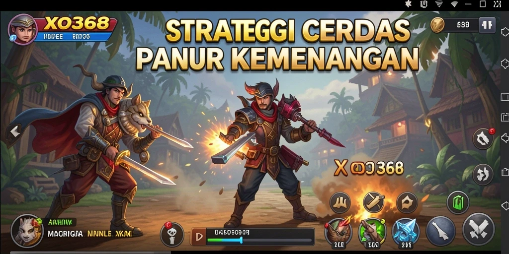 Tampilan gameplay <strong>XO368</strong> yang menampilkan aksi strategi yang mendebarkan.